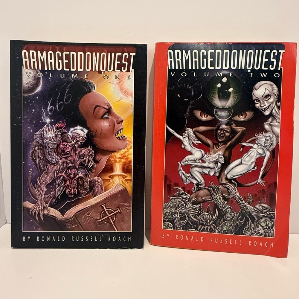 Armageddonquest Vol 1 2 TPB Set Donald Russell Roach Sirius 1997 Vintage Comic